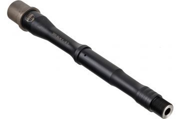 Image of Faxon Firearms 300 Gunner Rifle Barrel, Pistol-Length, 416-R Stainless QPQ Nitride, 5R, NP3 Extension, Black Nitride, 9, 15B38P9NGQ-5R-NP3