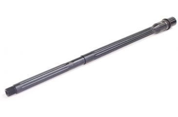 Image of Faxon Firearms .308 Winchester Heavy Fluted Rifle Barrel, Rifle-Length, 416-R Stainless QPQ Nitride, 5R, NP3 Extension, Black Nitride, 20, 10B810R20FHQ-5R-NP3