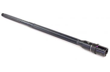 Image of Faxon Firearms .308 Winchester Heavy Fluted Rifle Barrel, Rifle-Length, 416-R Stainless QPQ Nitride, 5R, NP3 Extension, Black Nitride, 20, 10B810R20FHQ-5R-NP3