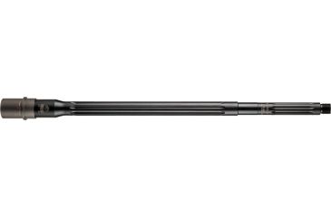 Image of Faxon Firearms .308 Winchester Heavy Fluted Rifle Barrel, Rifle-Length, 416-R Stainless QPQ Nitride, 5R, NP3 Extension, Black Nitride, 18, 10B810R18FHQ-5R-NP3