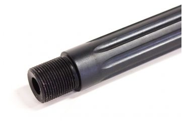 Image of Faxon Firearms .308 Winchester Heavy Fluted Rifle Barrel, Rifle-Length, 416-R Stainless QPQ Nitride, 5R, NP3 Extension, Black Nitride, 20, 10B810R20FHQ-5R-NP3