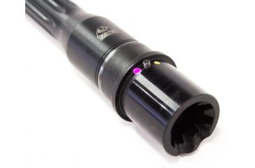 Image of Faxon Firearms .308 Winchester Heavy Fluted Rifle Barrel, Rifle-Length, 416-R Stainless QPQ Nitride, 5R, NP3 Extension, Black Nitride, 20, 10B810R20FHQ-5R-NP3