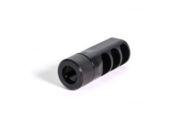 Image of Faxon Firearms 5.56 3-Port Muzzle Brake, Steel, QPQ Nitride, Black, Small FFMD5563PMBSQPQ