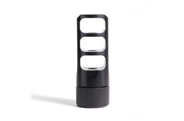 Image of Faxon Firearms 5.56 3-Port Muzzle Brake, Steel, QPQ Nitride, Black, Small FFMD5563PMBSQPQ