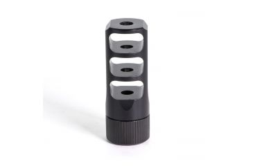 Image of Faxon Firearms 5.56 3-Port Muzzle Brake, Steel, QPQ Nitride, Black, Small FFMD5563PMBSQPQ