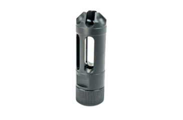 Image of Faxon Firearms 5.56mm MuzzLok Ported Flash Hider, Black, FFMD556PFHSQPQ