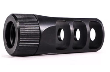 Image of Faxon Firearms 7.62mm MuzzLok Ported Flash Hider, Black, FFMD762PFHSQPQ