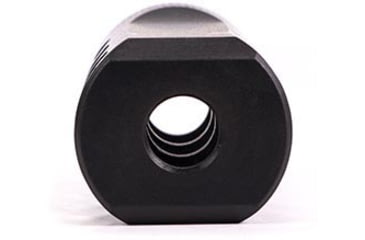 Image of Faxon Firearms 7.62mm MuzzLok Ported Flash Hider, Black, FFMD762PFHSQPQ