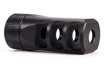 Image of Faxon Firearms 7.62mm MuzzLok Ported Flash Hider, Black, FFMD762PFHSQPQ