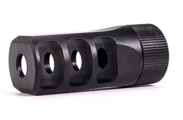 Image of Faxon Firearms 7.62mm MuzzLok Ported Flash Hider, Black, FFMD762PFHSQPQ