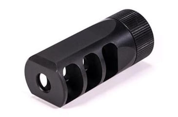 Image of Faxon Firearms 7.62mm MuzzLok Ported Flash Hider, Black, FFMD762PFHSQPQ