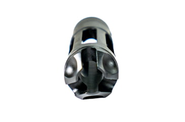 Image of Faxon Firearms 9mm MuzzLok Ported Flash Hider, Black, FFMD9MMPFHSQPQ