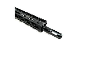 Image of Faxon Firearms 9mm MuzzLok Ported Flash Hider, Black, FFMD9MMPFHSQPQ