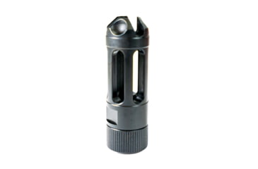 Image of Faxon Firearms 9mm MuzzLok Ported Flash Hider, Black, FFMD9MMPFHSQPQ