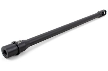 Image of Faxon Firearms AR15 Barrel w/ Integral Muzzle Brake, 16in, 9mm, Tapered Profile, Black, 15A910N16NLQ-IMDB