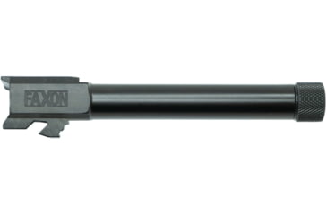 Image of Faxon Firearms Duty Series Glock 17 Gen 5 9mm Luger Threaded Pistol Barrel, 4.9in, 1-10 Twist, Black, GA910N175NGQ-T