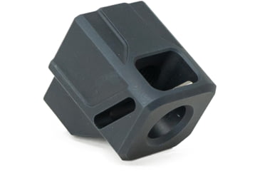 Image of Faxon Firearms EXOS-513 Pistol Compensator, Glock and FX-19, 9mm, Black, 816341026179