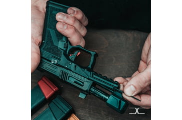 Image of Faxon Firearms EXOS-515 Pistol Compensator, SIG P320, 9mm, Black, 816341026193