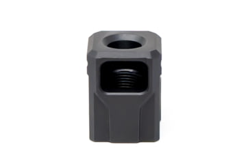 Image of Faxon Firearms EXOS-523 Pistol Compensator, Glock 43, 9mm, Black, FF-P-A-COMP-SS-G-01