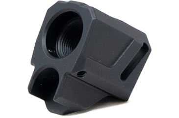 Image of Faxon Firearms EXOS-524 Pistol Compensator, M&amp;P Shield/Shield Plus, 9mm, Black, 816341026216