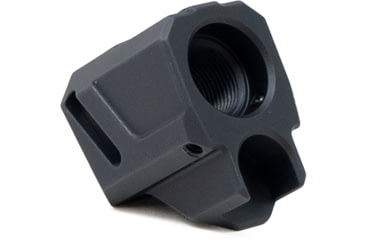 Image of Faxon Firearms EXOS-524 Pistol Compensator, M&amp;P Shield/Shield Plus, 9mm, Black, 816341026216