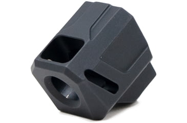 Image of Faxon Firearms EXOS-524 Pistol Compensator, M&amp;P Shield/Shield Plus, 9mm, Black, 816341026216