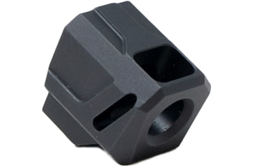 Image of Faxon Firearms EXOS-524 Pistol Compensator, M&amp;P Shield/Shield Plus, 9mm, Black, 816341026216