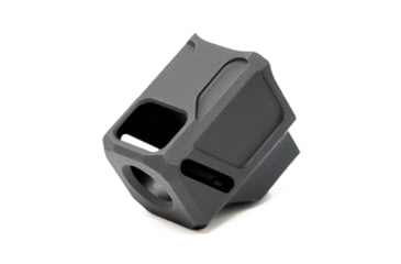 Image of Faxon Firearms EXOS-533 Pistol Compensator, Glok 43x/48, 9mm, Black, FF-P-A-COMP-SS-G-02