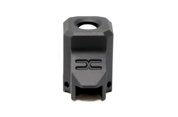 Image of Faxon Firearms EXOS-533 Pistol Compensator, Glok 43x/48, 9mm, Black, FF-P-A-COMP-SS-G-02