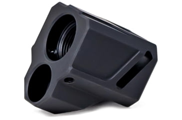Image of Faxon Firearms EXOS-543 Pistol Compensator, Glock Gen 4 19/17/34, 9mm, Black, 816341026452