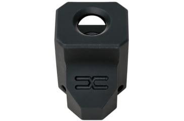 Image of Faxon Firearms EXOS-543 Pistol Compensator, Glock Gen 4 19/17/34, 9mm, Black, 816341026452