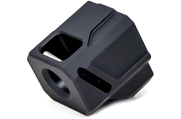 Image of Faxon Firearms EXOS-543 Pistol Compensator, Glock Gen 4 19/17/34, 9mm, Black, 816341026452