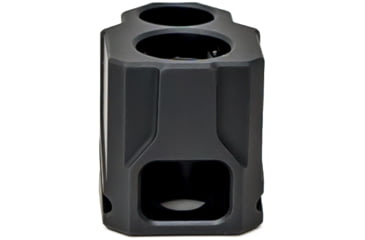 Image of Faxon Firearms EXOS-543 Pistol Compensator, Glock Gen 4 19/17/34, 9mm, Black, 816341026452