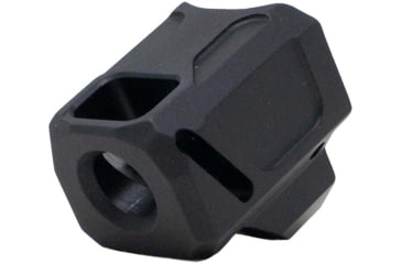 Image of Faxon Firearms EXOS-553 Glock Pistol Compensator, Gen 5, Black, FF-P-A-COMP-DS-G-03
