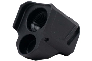 Image of Faxon Firearms EXOS-553 Glock Pistol Compensator, Gen 5, Black, FF-P-A-COMP-DS-G-03