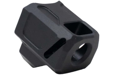 Image of Faxon Firearms EXOS-553 Glock Pistol Compensator, Gen 5, Black, FF-P-A-COMP-DS-G-03
