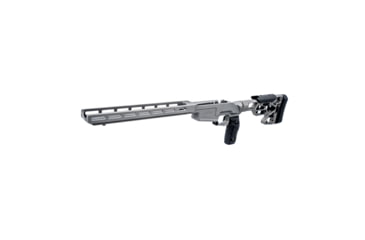 Image of Faxon Firearms Faxon/MDT Chassis, Skeleton Rifle Stock, Vertical Grip, Tactical Grey, FF-700-Chassis-03-01