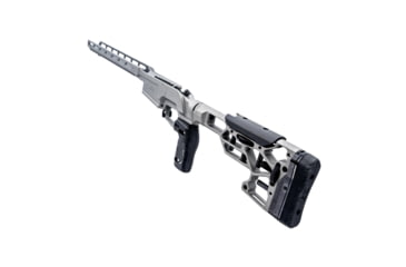 Image of Faxon Firearms Faxon/MDT Chassis, Skeleton Rifle Stock, Vertical Grip, Tactical Grey, FF-700-Chassis-03-01
