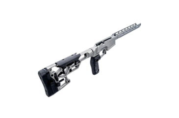 Image of Faxon Firearms Faxon/MDT Chassis, Skeleton Rifle Stock, Vertical Grip, Tactical Grey, FF-700-Chassis-03-01