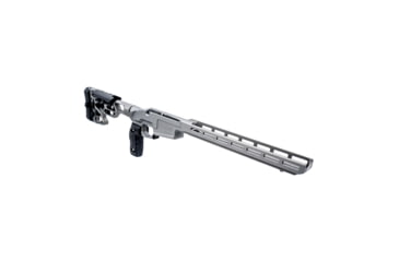 Image of Faxon Firearms Faxon/MDT Chassis, Skeleton Rifle Stock, Vertical Grip, Tactical Grey, FF-700-Chassis-03-01