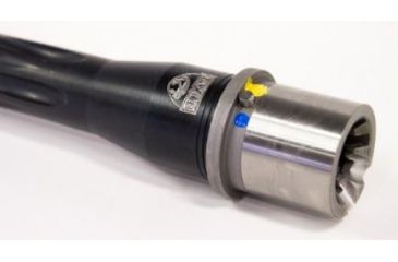 Image of Faxon Firearms FLAME Fluted, 7.62x39 Russian Mid-Length 16in Barrel, 416-R Stainless Steel, QPQ Black Nitride