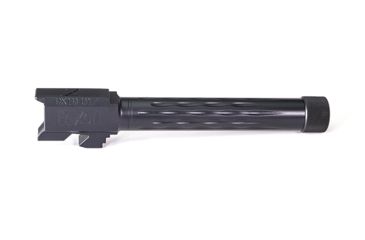 Image of Faxon Firearms G17 FLAME Barrel, Match, Full-Size, Gen 1-4, 9mm SAAMI, 416-R QPQ, Threaded Barrel, Black Nitride, GB910N17LGQ-T