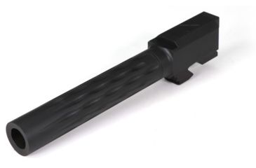 Image of Faxon Firearms Match Series Barrel for G17 w/ Patented Flame Fluting, Full-Size, Gen 2-4, 9mm, 416-R Stainless QPQ Nitride, Std. Length, GB910N17LGQ-N
