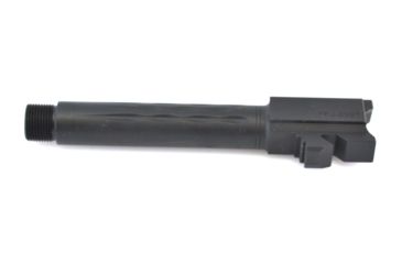 Image of Faxon Firearms G19 FLAME Barrel, Match, Compact, Gen 1-4, 9mm SAAMI, 416-R QPQ, Threaded Barrel, Black Nitride, GB910N19LGQ-T