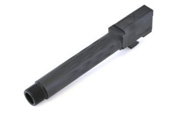 Image of Faxon Firearms G19 FLAME Barrel, Match, Compact, Gen 1-4, 9mm SAAMI, 416-R QPQ, Threaded Barrel, Black Nitride, GB910N19LGQ-T