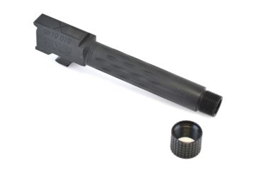 Image of Faxon Firearms G19 FLAME Barrel, Match, Compact, Gen 1-4, 9mm SAAMI, 416-R QPQ, Threaded Barrel, Black Nitride, GB910N19LGQ-T