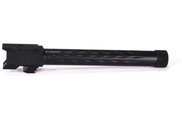 Image of Faxon Firearms Match Series Barrel for G34 w/ Patented Flame Fluting, Competition, Gen 2-4, 9mm, 416-R Stainless QPQ Nitride, Threaded, GB910N34LGQ-T