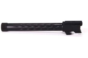 Image of Faxon Firearms G34 FLAME Barrel, Match, Competition, Gen 1-4, 9mm SAAMI, 416-R QPQ, Threaded Barrel, Black Nitride, GB910N34LGQ-T