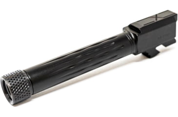 Image of Faxon Firearms Gen 2-5 Match Pistol Barrel w/ Patented Flame Fluting, Glock, Glock 19, 9mm, 1-10 Twist, Threaded, Polished Copper PVD, GB910N19LGQ-T-PCOP