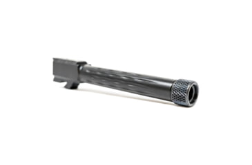 Image of Faxon Firearms Gen 5 Match Pistol Barrel w/ Patented Flame Fluting, Glock, Glock 17, 9mm, 1-10 Twist, 1/2x28, Black, GB910N175LGQ-T